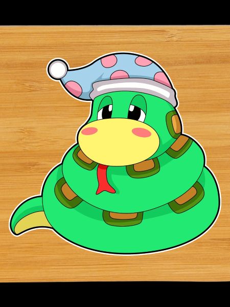 Snake Sleeping Nightcap