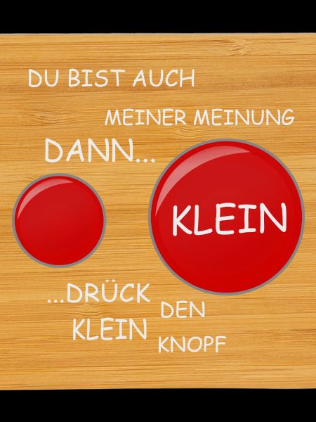 Rote Knopf