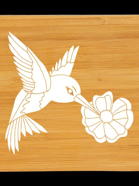 Weißer Futtervogel