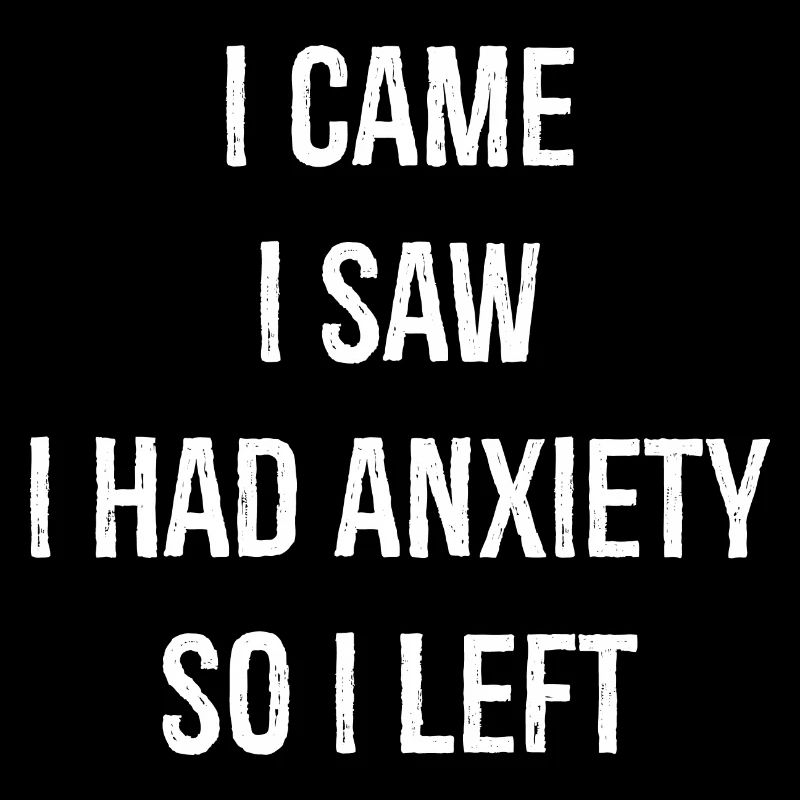 Je suis venu, j’ai vu que j’avais de l’anxiété alors je suis parti
