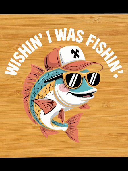 Fish with sunglasses and cap