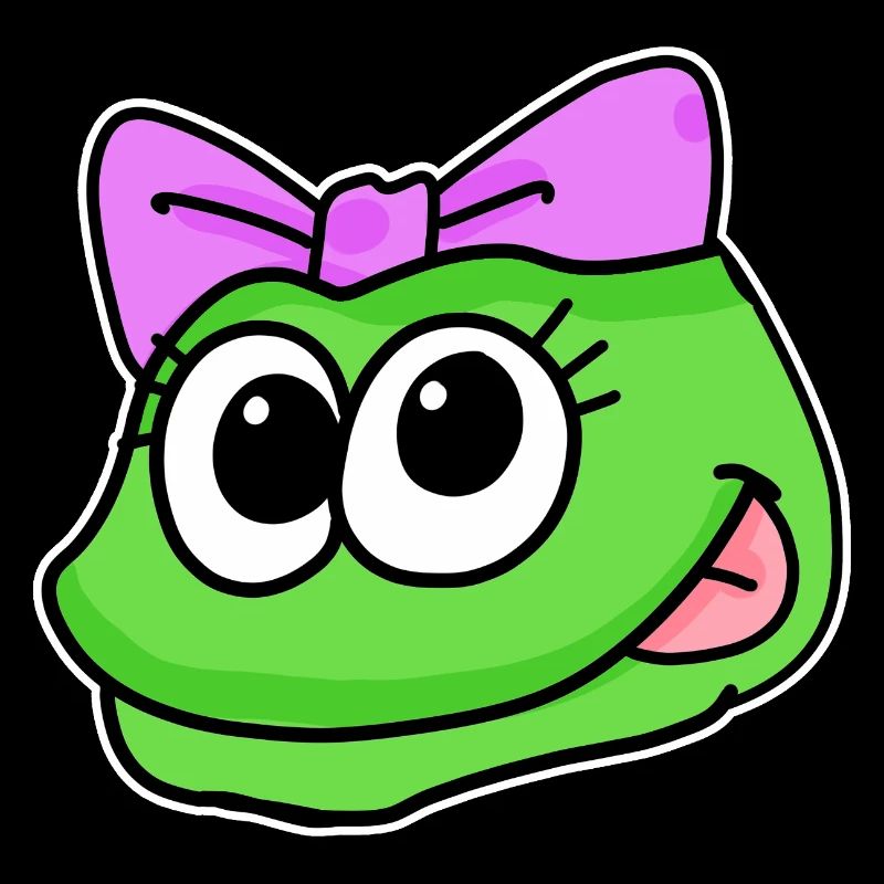 Frosch Mädchen Kopf Tierkopf