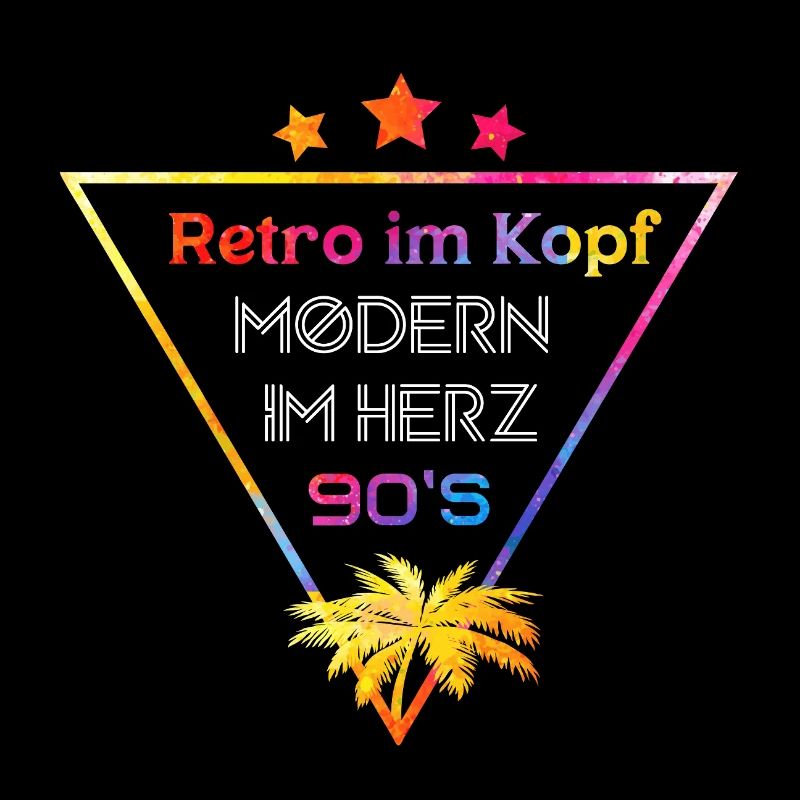 Retro Head Modern Heart 90s Flair