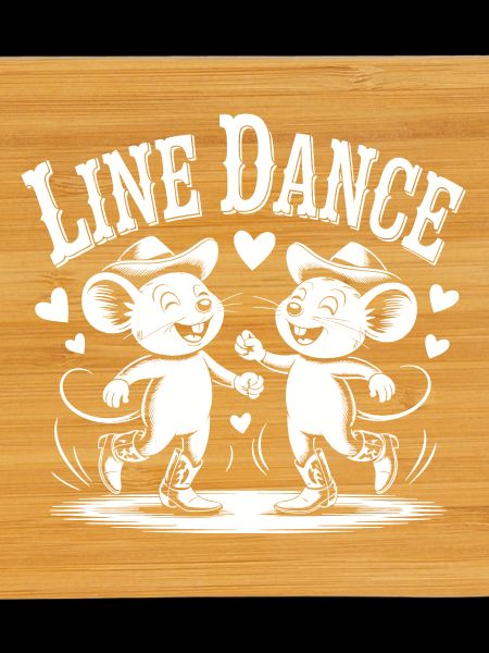 Line Dance Mice Illustration