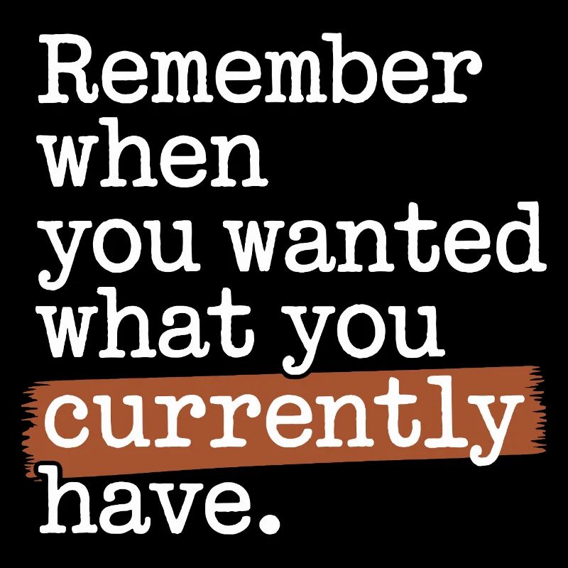 Remember When You Wanted Gratitude Mindfulness