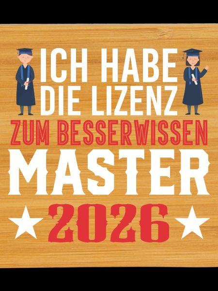 Diplôme de Master 2026