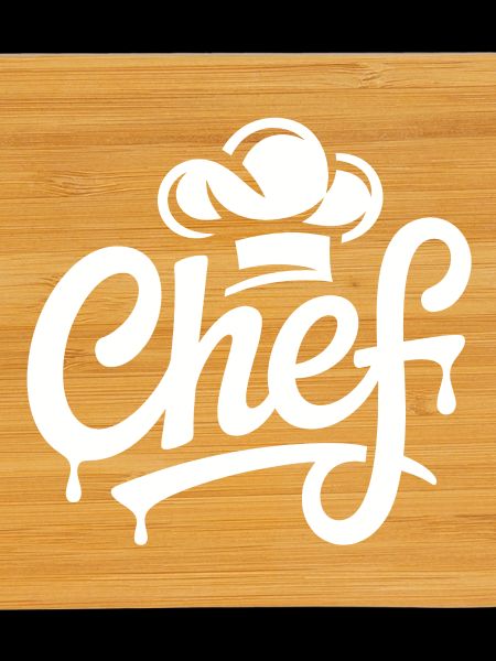 Chef logo lettering