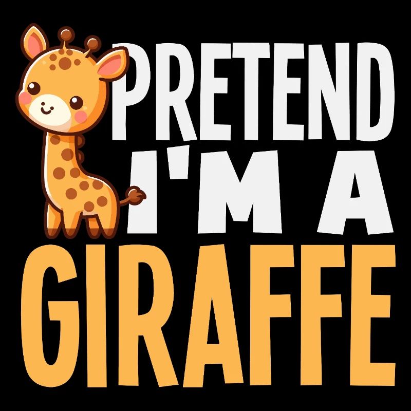 Fais comme si j’étais un costume de girafe