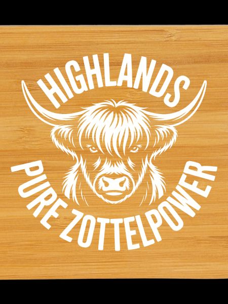 Highland Cow Emblem