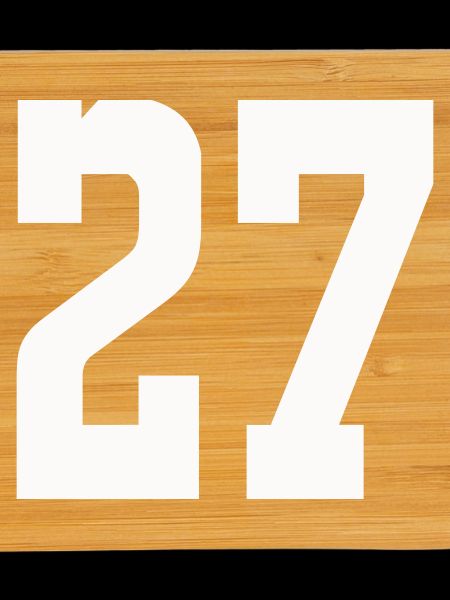 Numerals 27 Contrast Design