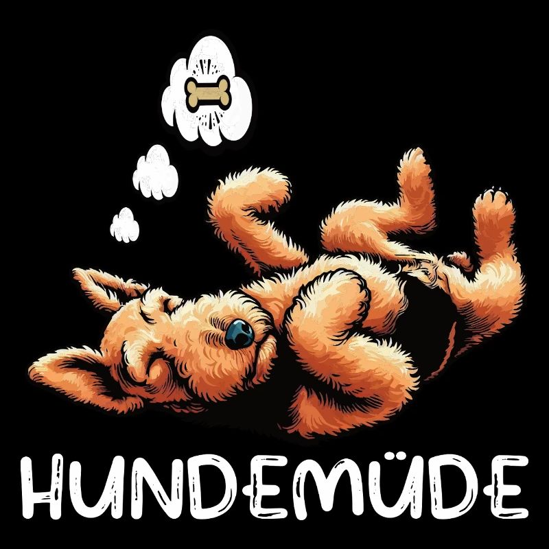Hundemüde Airedale Terrier Airedales Airedale hund