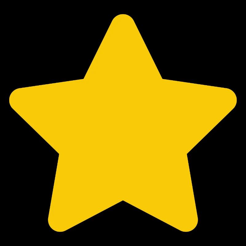 Yellow Star Accent: Simple Star