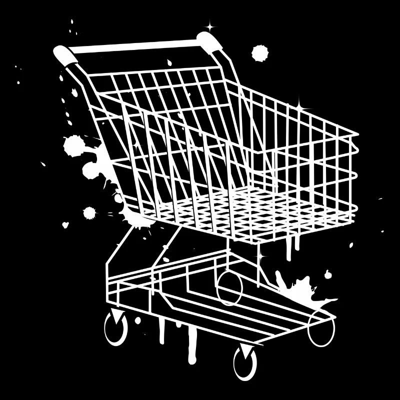 Panier d'achat graffiti