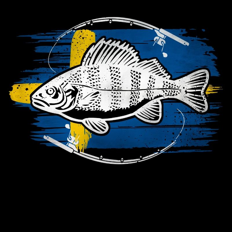 Perche de pêche de Suède