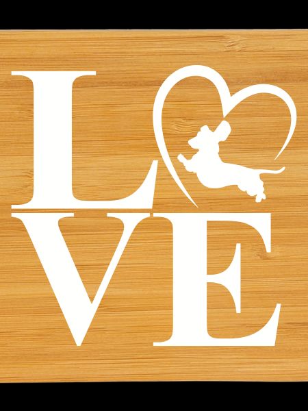 Teckel Dackel Love Heart