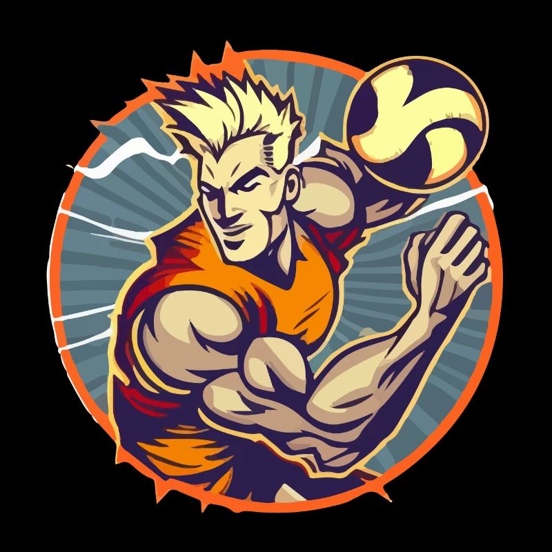 Joueurs de volley-ball