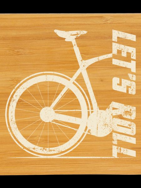 Retro Bicycle Silhouette