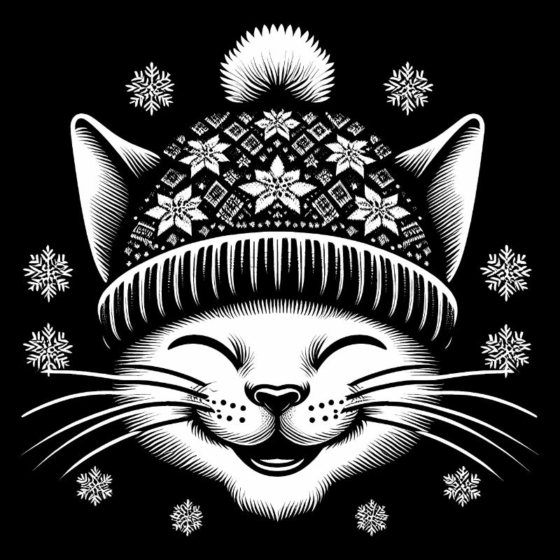 Winter cat