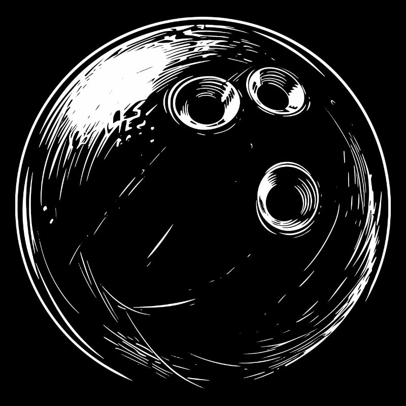 Dessin de boule de bowling