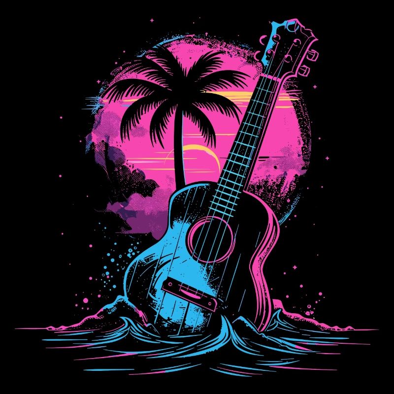 Ukulele 80s Look