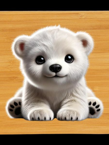 Mignon design d’ourson polaire