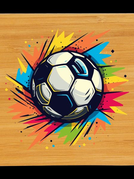 Fußball Graffiti