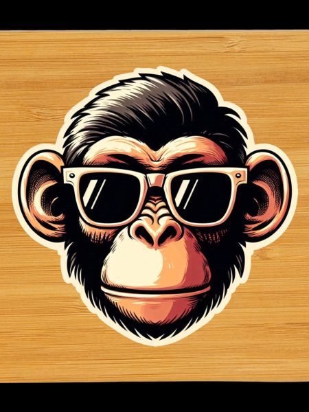 Lunettes de singe cool