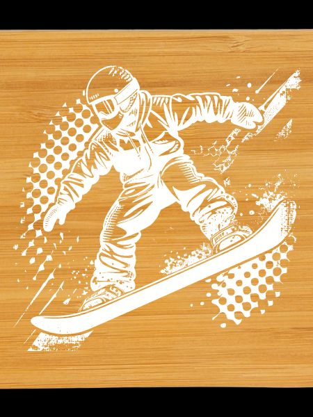 Snowboarder Drawing