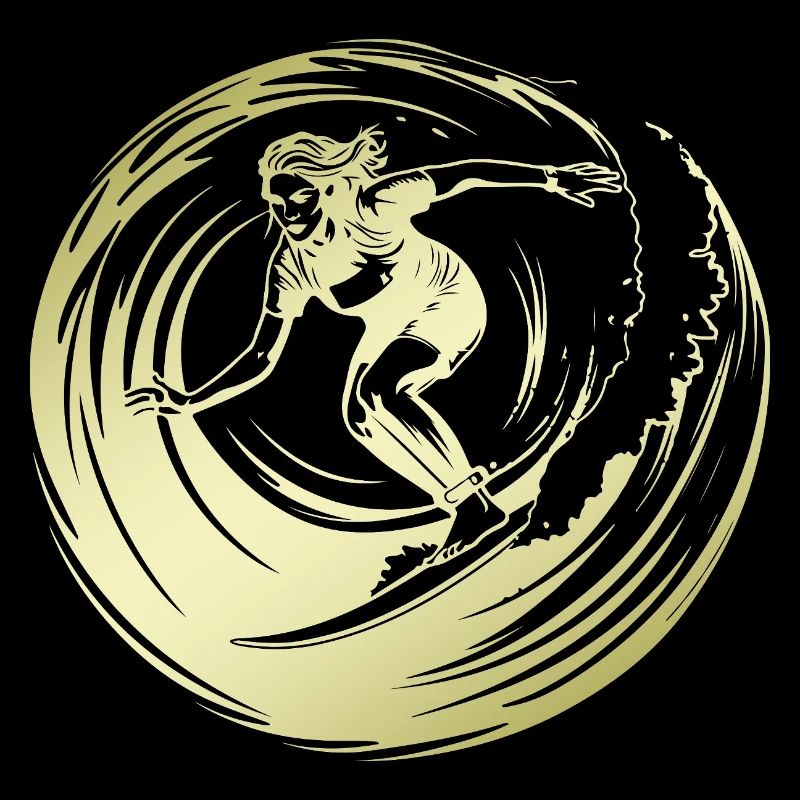 Silhouette de surfeur Surf