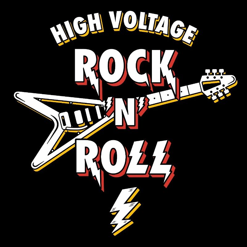 High Voltage Rock N Roll Guitar