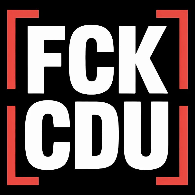 FCK CDU - Logo anti-CDU/CSU