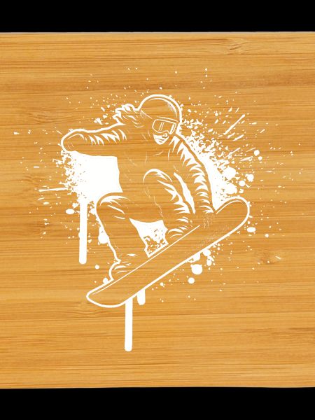 Attention snowboard fans simple statement