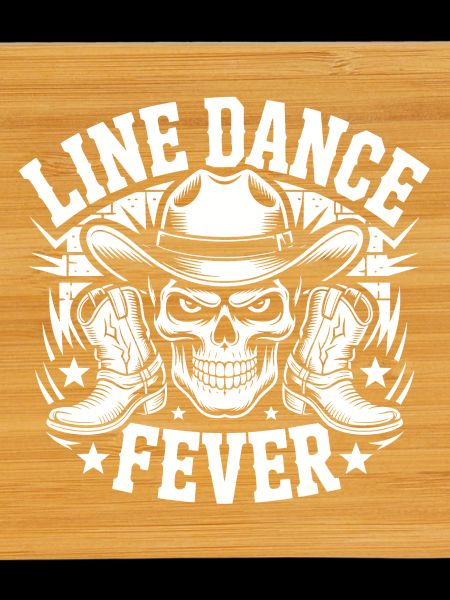 Line Dance Forever Skull
