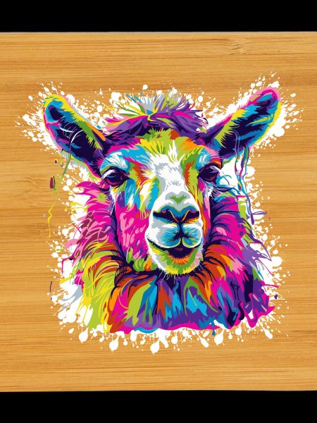 Llama Neon Pop Art