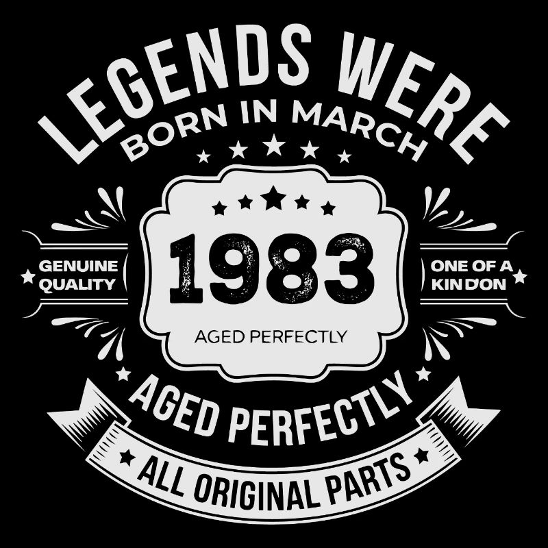 Mars 1983 anniversaire 1983 légendes Mars