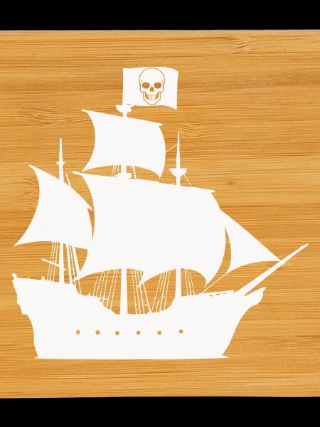 Pirate Ship Silhouette
