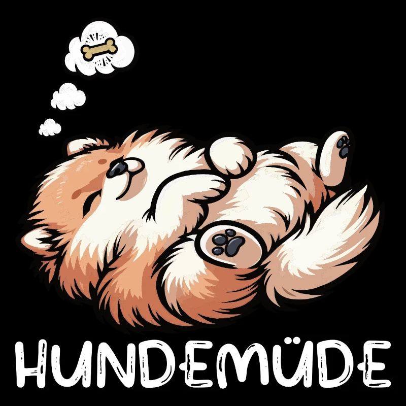 Hundemüde Zwergspitz Zwergspitze Spitzhund Spitz