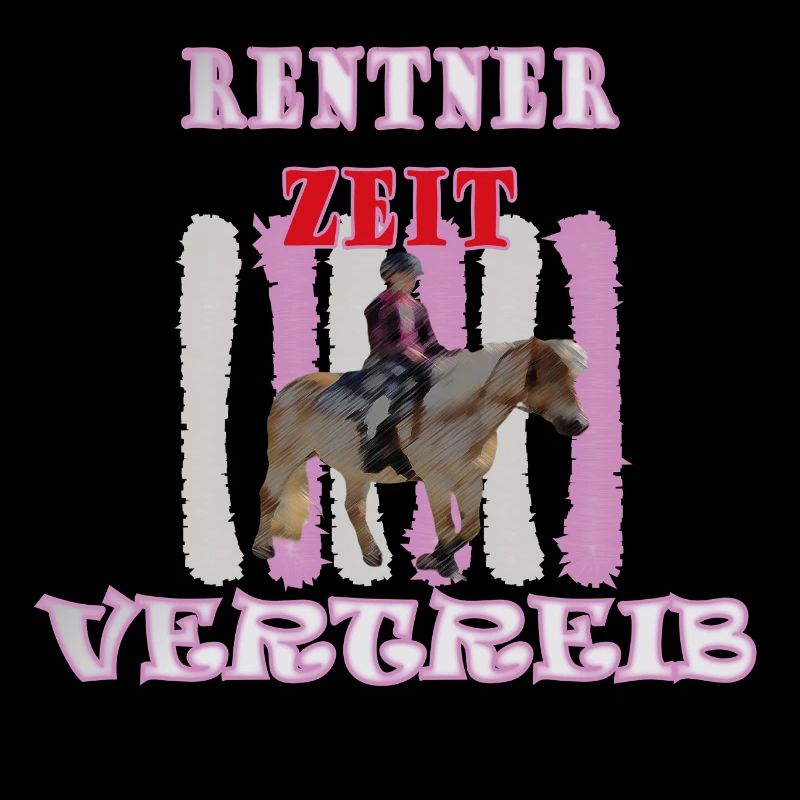 Rentner Reiter Zeit Vertreib
