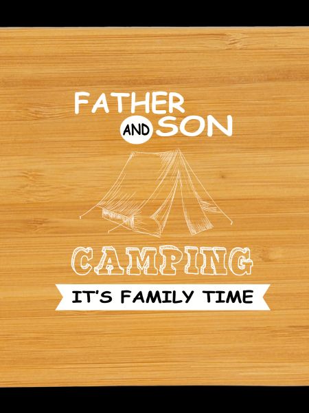 Father And Son - Camping