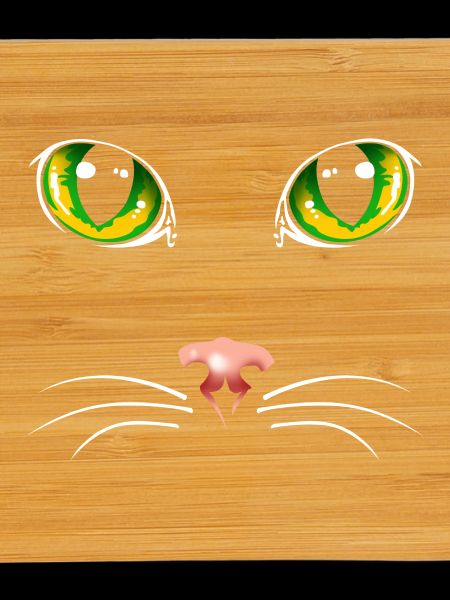 Yeux de chat noir