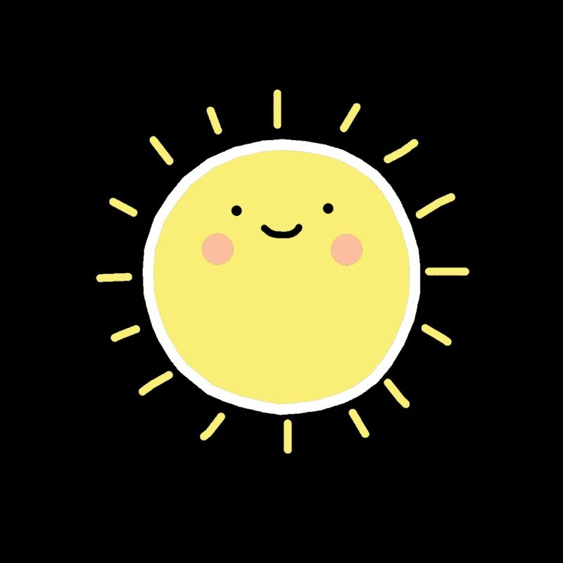 Sun smiley heureux