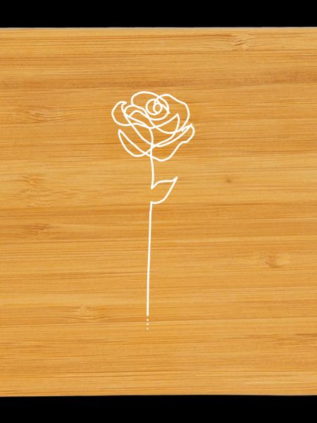 Rose flower style trendy