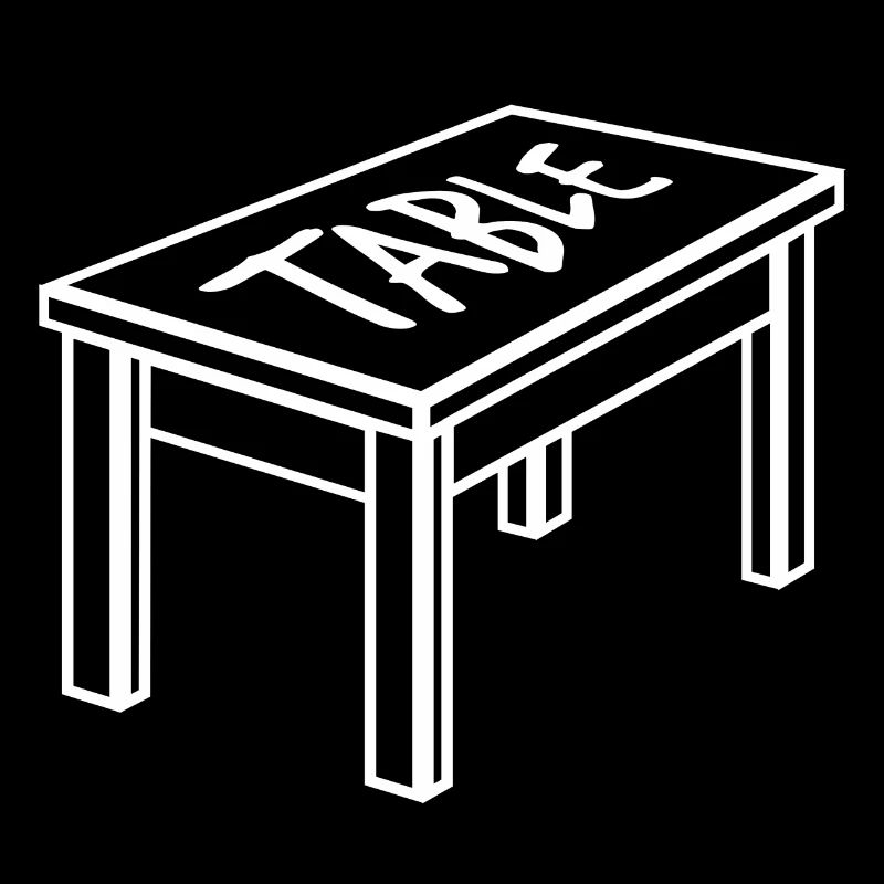 Table dining table furniture object carpenter