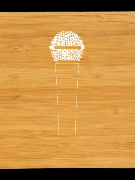 Microphone Silhouette Design