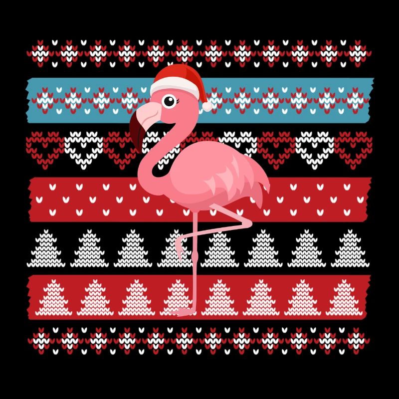 Flamant de Noël laid