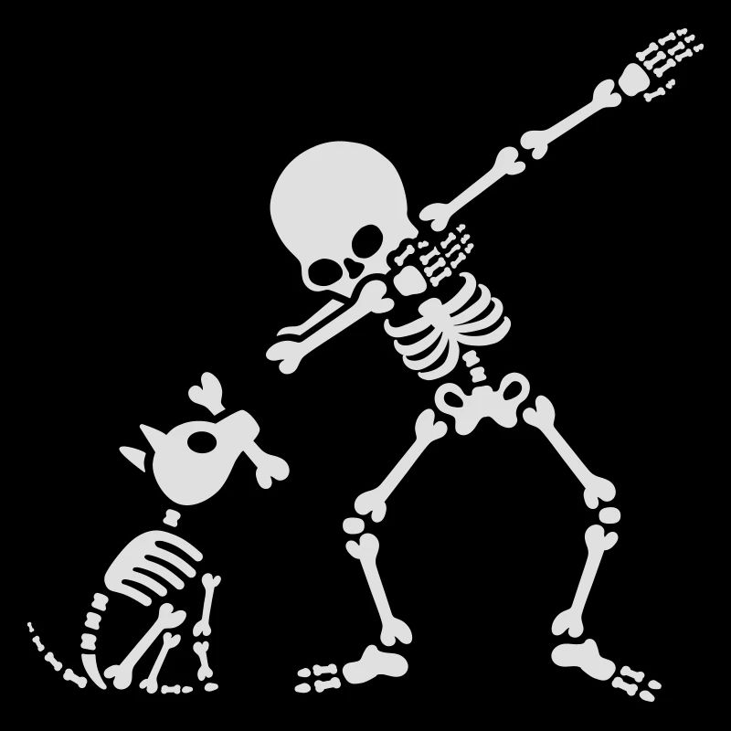 Dab dabbing skeleton Pet Dog Bone