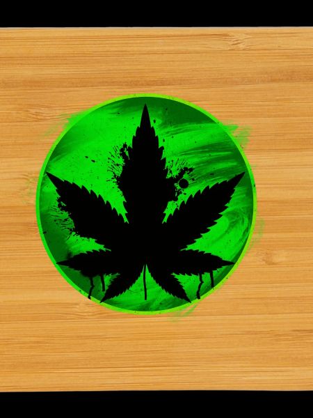 cannabis leaf
