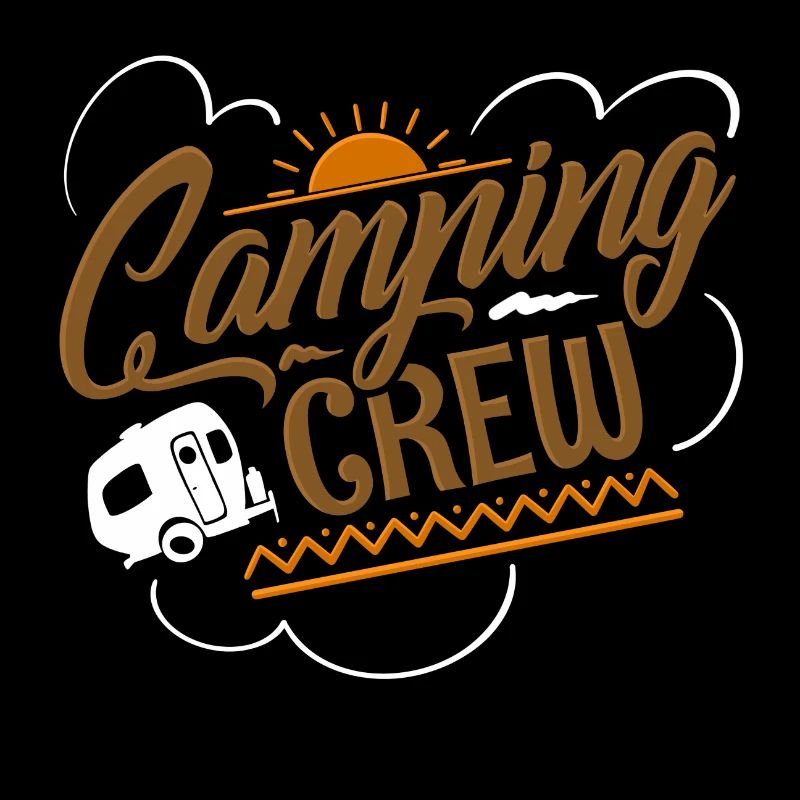 Camper Camping Crew Team
