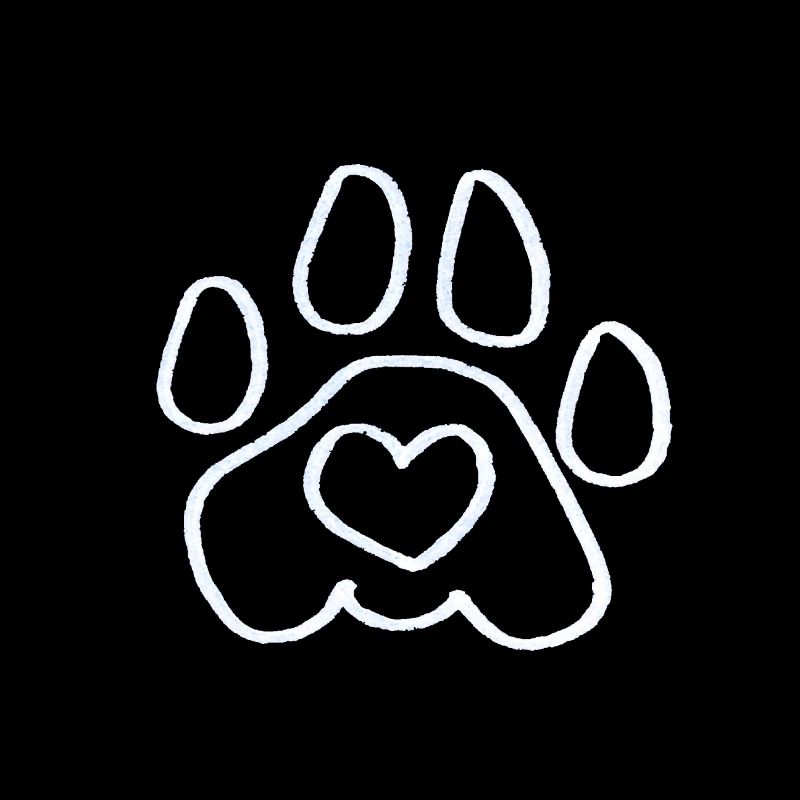 Empreinte de patte de chien