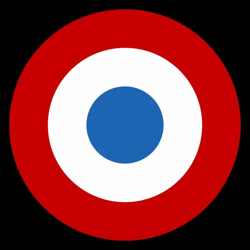 Luftwaffenaufkleber Roundel Frankreich Luftarmée
